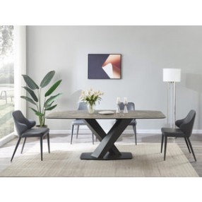 J&M Furniture MC Elegance Fixed Table - Indoor Front View