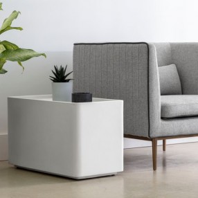 Sunpan Liza Side Table White - Lifestyle