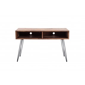 Crawford and Burke Monroe Reclaimed Wood 48" Media Console, Frontview