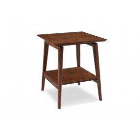 Greenington Antares End Table, Exotic - Front Side Angle
