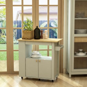 Anderson Teak Astor 35" Kitchen Cart - Lifesytle 2