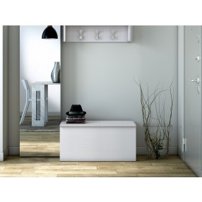 Casabianca BEL AIR Wall Hook In White Wood Grain Melamine - Lifestyle