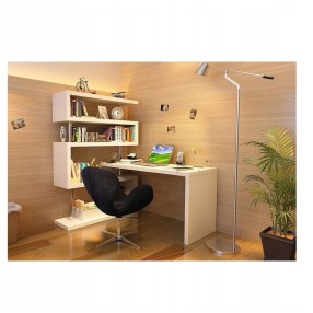 J&M Furniture KD002 Office Desk WH