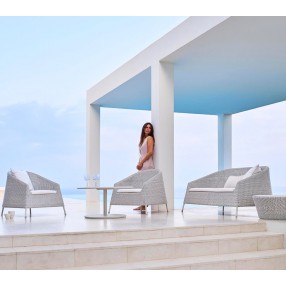 Cane-Line Kingston Lounge Chair Stackable outdoor view