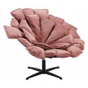 Kipas Accent Chair in Pink- Front View