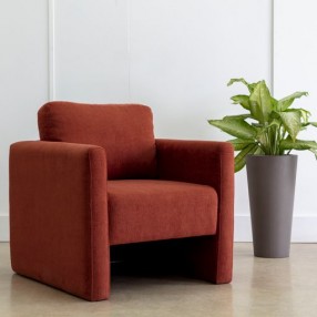 Sunpan Ryanne Armchair - Treasure Russet - Lifestyle