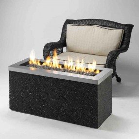 Outdoor Greatroom Company KeyLargo W/Stainless Steel Top Gray Tereno Base/CF1242 Burner - Lifestyle