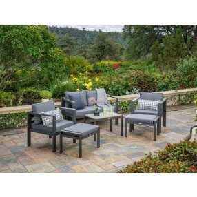 Tortuga Outdoor Lakeview 6pc Conversation Set 