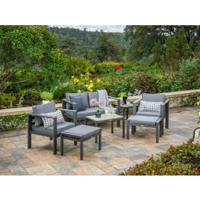 Tortuga Outdoor Lakeview 7pc Conversation Set