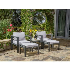 Tortuga Outdoor Lakeview Outdoor Aluminum Bistro Set