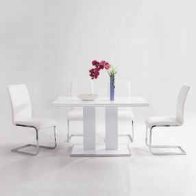 Armen Living Amanda Dining Table - Lifestyle