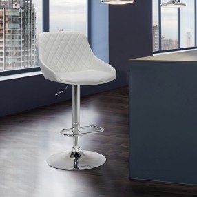 Armen Living Anibal Contemporary Adjustable Barstool