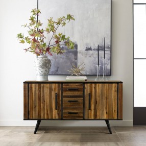 Armen Living Cusco Acacia Rustic Buffet Cabinet