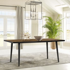 Armen Living Cusco Acacia Rustic Dining Table In Antique Acacia