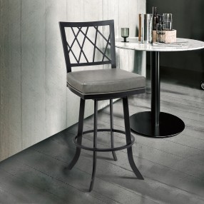 Armen Living Giselle Contemporary 26" Counter Height Barstool - Lifestyle 