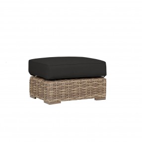 Havana Ottoman in Spectrum Carbon w/ Self Welt - Front Side Angle