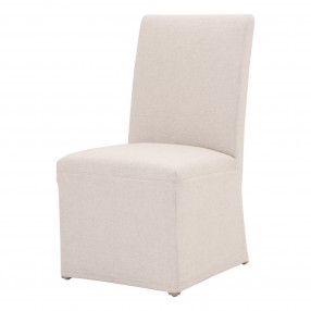 Essentials For Living Levi Dining Chair in Jute - Front Side Angle