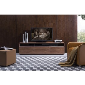 J&M Furniture Lisa TV Stand in Walnut Room View