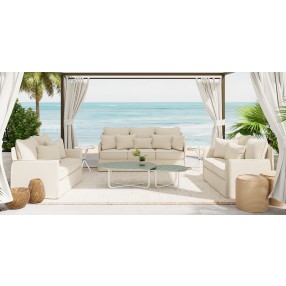 DecoScape Organic Leaf Nesting Table - Lifestyle Photo