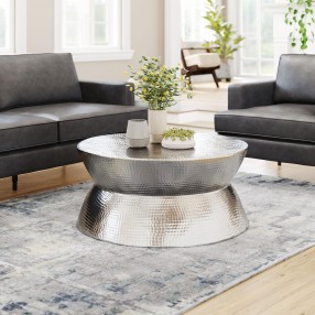 Madryn Coffee Table Silver - Lifestyle 1