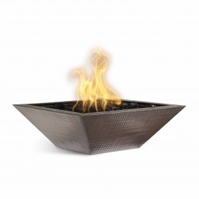 The Outdoor Plus Maya Hammered Copper Fire Bowl