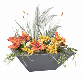 The Outdoor Plus Maya Powder Coated Planter Bowl
