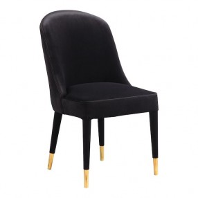Moe's Home Collection Liberty Dining Chair - Set of 2 - BLACK - Perspective