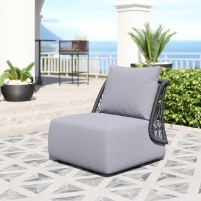 Mekan Accent Chair in Gray- Lifestyle 1