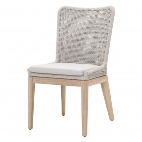 Essentials For Living Mesh Outdoor Dining Chair - Set of Two - Front Side Angle