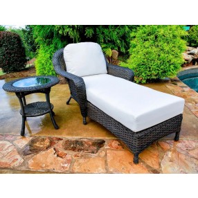Tortuga Outdoor Sea Pines Chaise Lounge Java