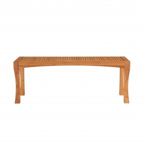 Greenington Newport Outdoor Bench - Front Angle