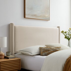 Modway Rael Performance Velvet Full Headboard Ivory