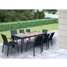 Bellini Home And Garden Bellini Home And Garden 9 Piece Montalcino Dining Set - Lifestyle