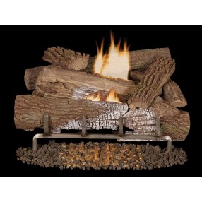 Superior Fireplaces Mossy Oak 24" Vent-free Log And Concrete