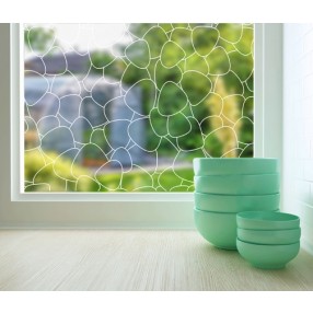 Odhams Press Pebbles Sheer Adhesive Window Film