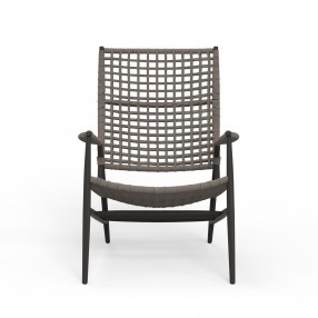 Sunset West Grigio Highback Chair - Front Angle