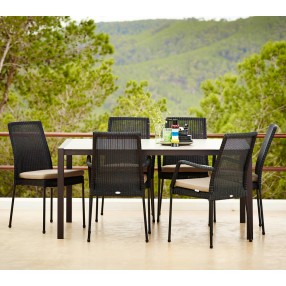 Cane-Line Newport Armchair, Stackable_12009