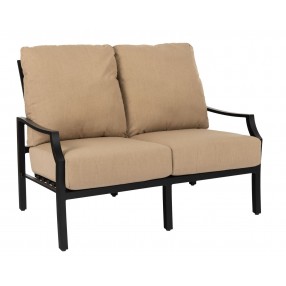 Woodard Nico Cushion Love Seat - Angled