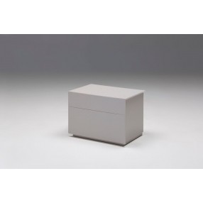 Vex 2 Drawer Night Table Matte Stone