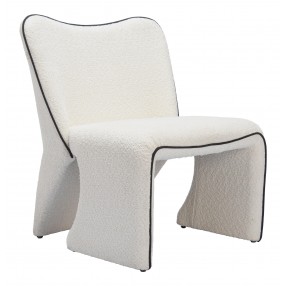 Novo Accent Chair Ivory - Angled 1