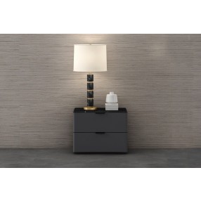 Massimo Nightstand in Dark Gray-Lifestyle 1