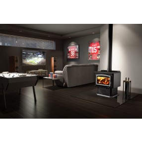 Osburn Stoves Matrix 1900 Wood Insert With Blower - Lifestyle