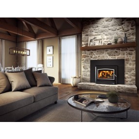 Osburn Stoves 3500 Wood Insert with Heat Activated Variable Speed Blower - Lifestyle 