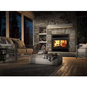 Osburn Stoves Stratford II Fireplace w/ Heat Activated Variable Speed Blower - Lifestyle 1