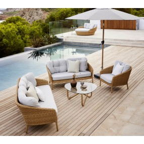 Cane-Line Wave Coffee Table Base Setting Set