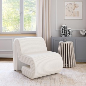 Opam Accent Chair in White- Lifestyle 1