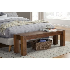 Alpine Furniture Shasta Bench in Salvaged Natural - Lifestyle 2