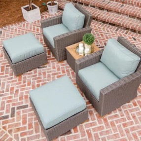 Royal Teak Boca Ottoman