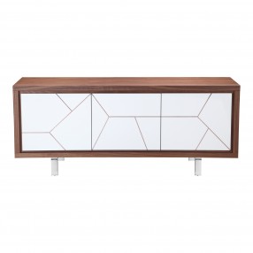 oe's Home Collection Trapeze Sideboard - Front Angle