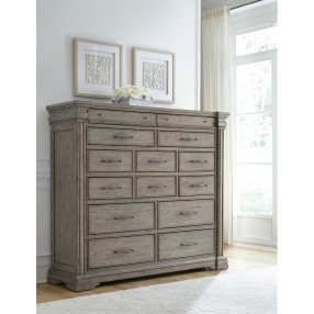 Pulaski Furniture Madison Ridge 14 Drawer Master Chest in Heritage Taupe